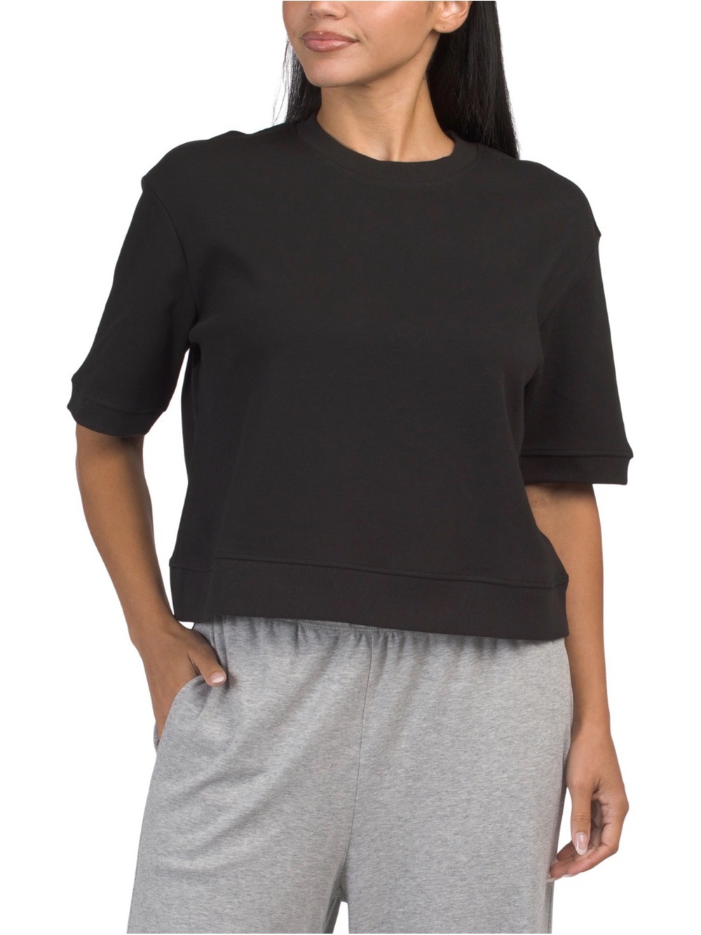 Pact Organic Cotton Airplane Short Sleeve Sweatshirt Tee